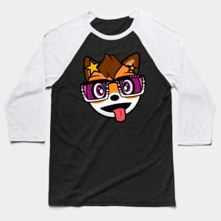 Excited Fox Robin Baseball T-Shirt